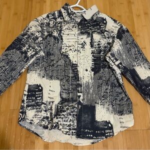 Comme des Garcons Monochrome Graphic Shirt